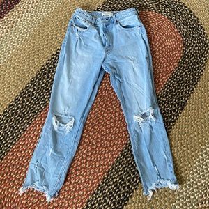 Abercrombie & Fitch high rise mom jean